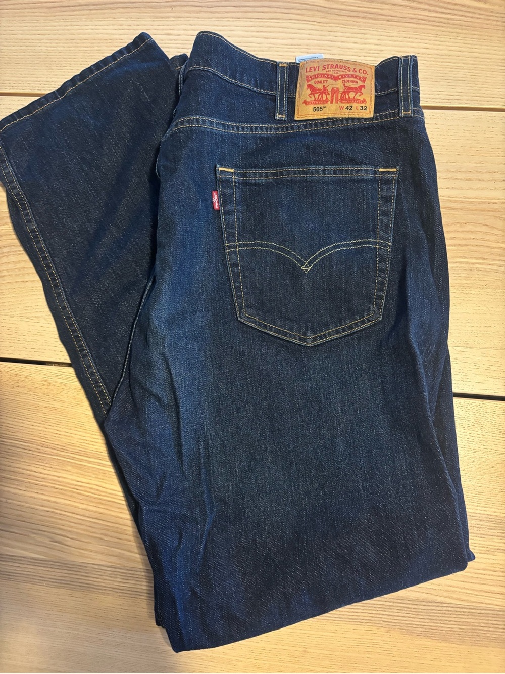 Levi's Men's 505 Straight Jeans 42x32